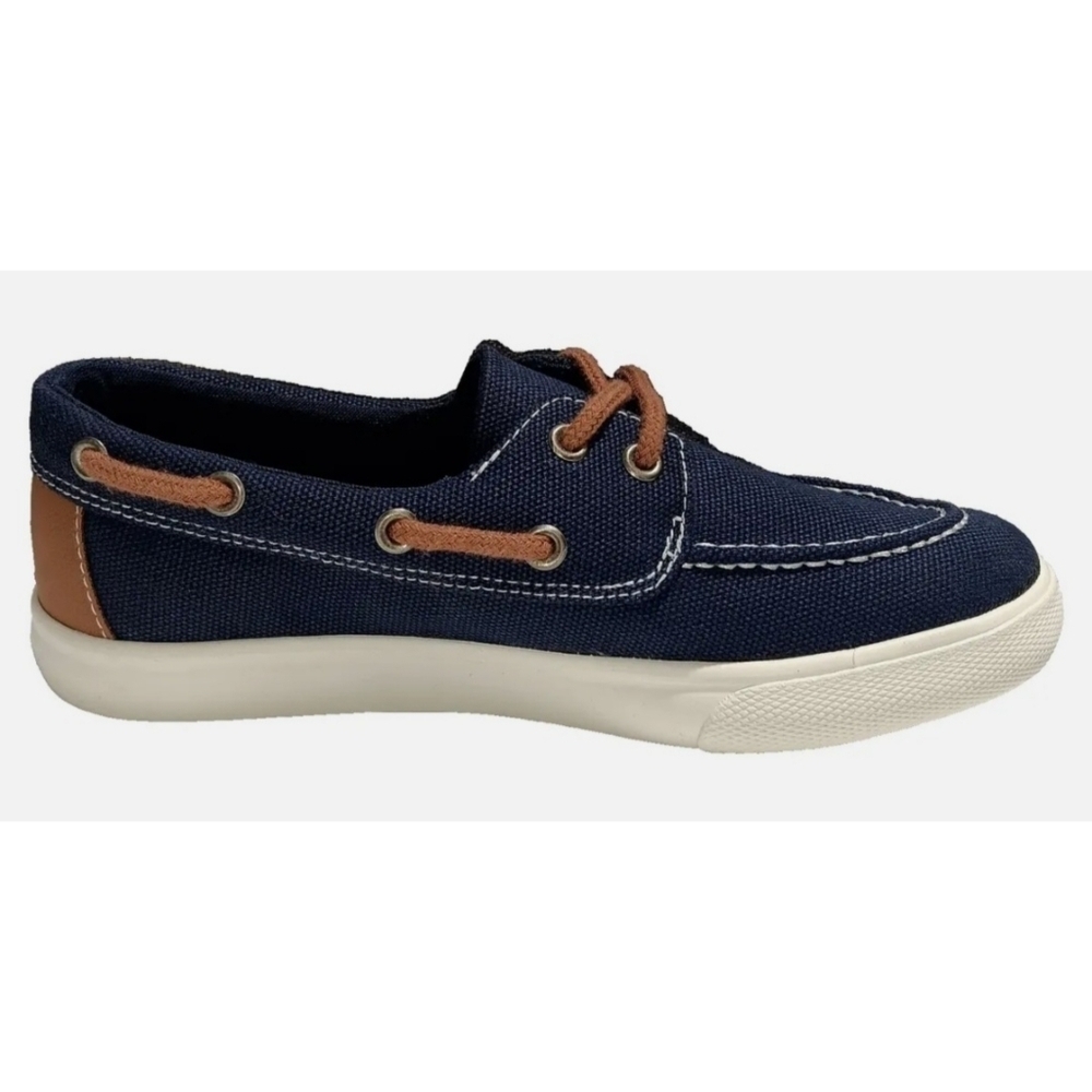 New Cat & Jack Collin Blue Flexible Outsole Lace Up Slip-Ons